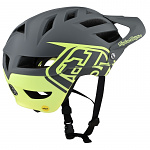 MTB helma TroyLeeDesigns A1 Helmet MIPS Classic Gray Yellow 2022