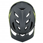 MTB helma TroyLeeDesigns A1 Helmet MIPS Classic Gray Yellow 2022