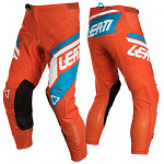 MX kalhoty LEATT GPX 4.5 Pant Orange Denim