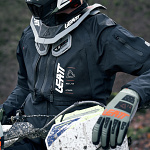 Nepromokavá enduro bunda Leatt Moto 4.5 HydraDri Jacket Black 2023