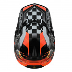 Dětská helma na motokros TroyLeeDesigns SE4 Youth Polyacrylite Carb Black 2023