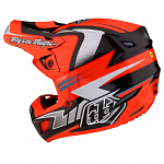 MX helma TroyLeeDesigns SE5 Composite Helmet Saber Neo Orange 2023