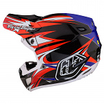 MX helma TroyLeeDesigns SE5 Composite Helmet Inferno Red 2023