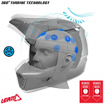Integrální MTB helma LEATT MTB 4.0 Gravity V23 Titanium 2023