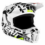 Dětská helma na motokros Leatt Moto 3.5 Junior V23 Zebra 2023