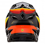 Downhill helma TroyLeeDesigns D4 Carbon Helmet MIPS Reverb Black White 2023
