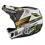 Downhill helma TroyLeeDesigns D4 Carbon Helmet MIPS Saber Gray 2023