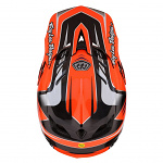 Downhill helma TroyLeeDesigns D4 Carbon Helmet MIPS Saber Red 2023