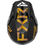 MX helma FXR 6D ATR-2 race DIV Helmet Black White Gold 2024