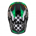 MX helma TroyLeeDesigns SE4 Polyacrylite Carb Green 2023