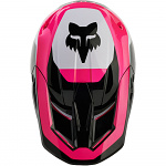 MX helma FOX V1 NITRO Helmet Black Pink 2024