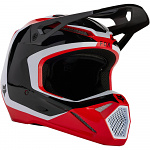 MX helma FOX V1 NITRO Helmet Flo Red 2024
