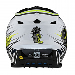 MX helma TroyLeeDesigns SE4 Polyacrylite Carb Skooly Black Yellow 2022