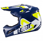 Dětská helma na motokros Leatt Moto 3.5 Junior V24 Blue 2024