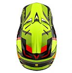 Downhill helma TroyLeeDesigns D4 Carbon Helmet MIPS OMEGA Black Yellow 2024