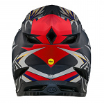 Downhill helma TroyLeeDesigns D4 Carbon Helmet MIPS INFERNO Gray 2024