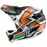 Downhill helma TroyLeeDesigns D4 Carbon Helmet MIPS EVER Black Gold 2024