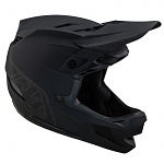 Downhill helma TroyLeeDesigns D4 Composite Helmet MIPS Stealth Black 2024