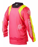 Dres TroyLeeDesigns GP AIR Jersey Mirage Yellow Pink 2013