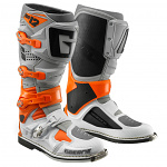 Boty na motokros enduro Gaerne SG12 Boots Orange Grey White 2023