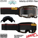 Brýle na kolo LEATT Velocity 4.0 MTB X-Flow Goggle Timber 2024