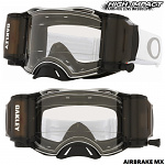 Brýle s převíjením Oakley Airbrake MX Race Ready TuffBlock White