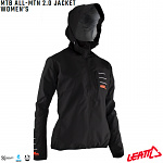 Dámská bunda na kolo Leatt MTB 2.0 All-Mtn Womens Jacket Black 2022