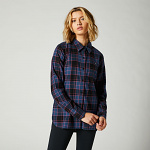 Dámská košile FOX Girls Pines Flannel Shirt Dark Indigo