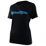 Dámské tričko TroyLeeDesigns Womens Signature Short Sleeve Tee Black