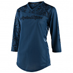 Dámský dres na kolo TroyLeeDesigns Womens Mischief Jersey Floral Blue 2021