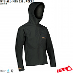 Dětská bunda na kolo Leatt MTB 2.0 All-Mtn Junior Jacket Black 2022