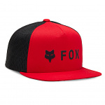 Dětská čepice FOX Youth Absolute SnapBack Mesh Hat Flame Red 24