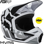 Dětská helma na motokros FOX V1 Youth LUX Helmet Mips Black White 2022