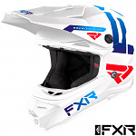 Dětská helma na motokros FXR Youth Legion Helmet Patriot 2022