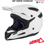 Dětská helma na motokros Leatt GPX 5.5 Junior Solid White