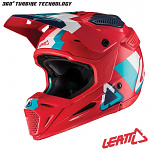 Dětská helma na motokros Leatt GPX 5.5 Junior V19.2 Red Teal