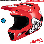 Dětská helma na motokros Leatt Moto 3.5 Junior V24 Red 2024