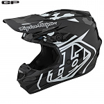 Dětská helma na motokros TroyLeeDesigns Youth GP Helmet Overload Camo Black Gray 2022