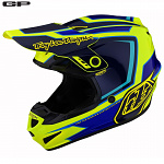Dětská helma na motokros TroyLeeDesigns Youth GP Helmet Ritn Yellow 2023