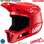 Dětská integrální MTB helma LEATT MTB 1.0 Gravity Junior Helmet V23 Fire 2024