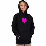 Dětská mikina FOX Youth Legacy Pullover Fleece Black Pink