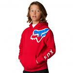 Dětská mikina FOX Youth Toxsyk Pullover Hoody Flame Red