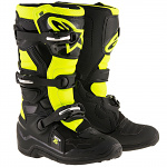 Dětské boty na motokros Alpinestars Tech 7S Black Yellow Flo