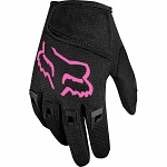Dětské rukavice FOX Kids Dirtpaw Glove Race Black Pink 2023