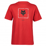 Dětské tričko FOX Youth Atlas SS Tshirt Flame Red