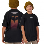 Dětské tričko FOX Youth Flora SS Tshirt Black