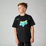 Dětské tričko FOX Youth Rkane Head SS Tshirt Black