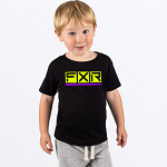 Dětské tričko FXR Toddler Podium Premium Tshirt Black HiVis