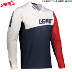 Dětský dres na kolo Leatt MTB 4.0 Gravity Junior Jersey Onyx 2022