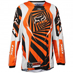 Dětský dres na motokros FOX 180 Jersey Youth GOAT Orange Flame 2023